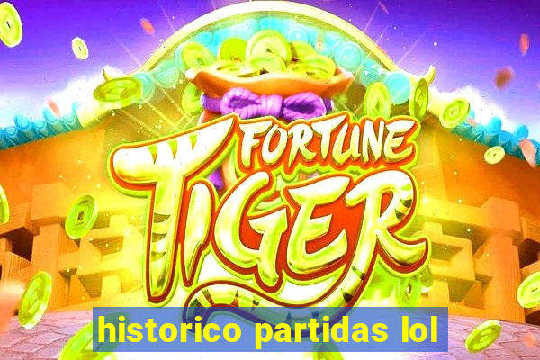 historico partidas lol