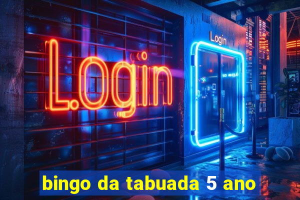 bingo da tabuada 5 ano