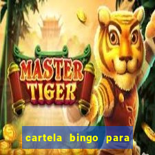 cartela bingo para cha de cozinha imprimir gratis