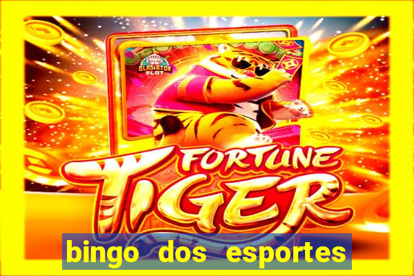 bingo dos esportes para imprimir