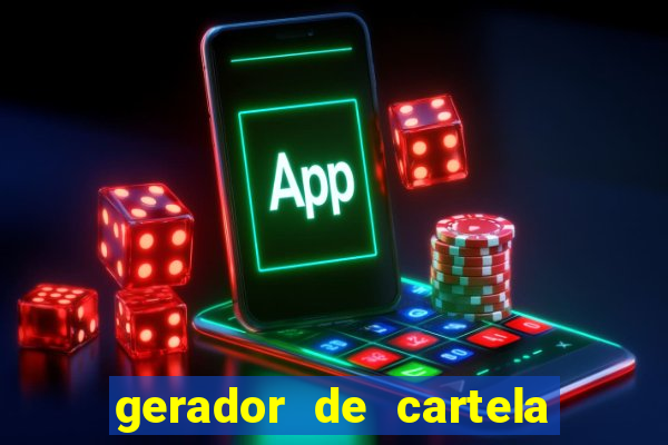 gerador de cartela de bingo