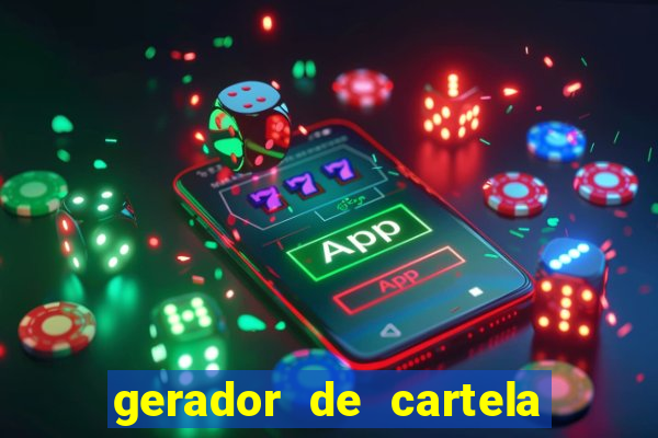 gerador de cartela de bingo