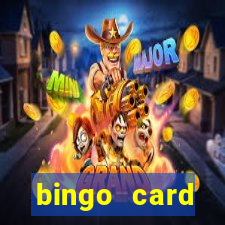 bingo card generator with pictures