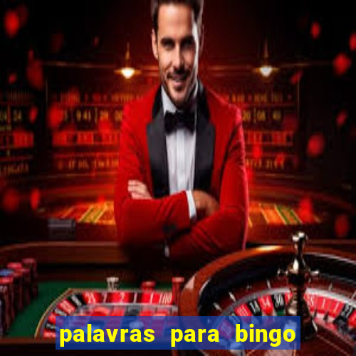 palavras para bingo de cha de lingerie