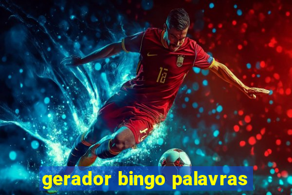 gerador bingo palavras