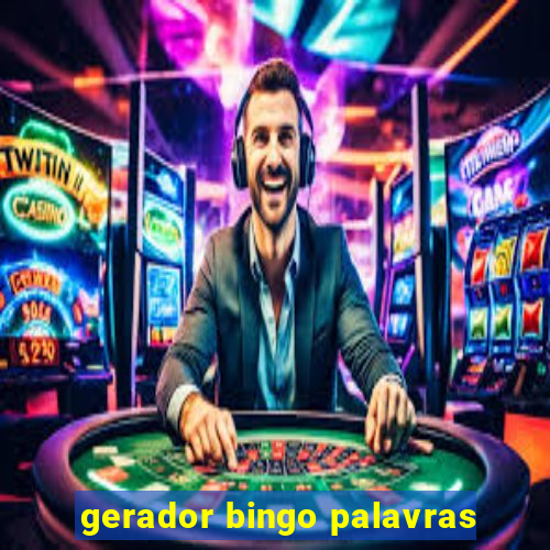 gerador bingo palavras