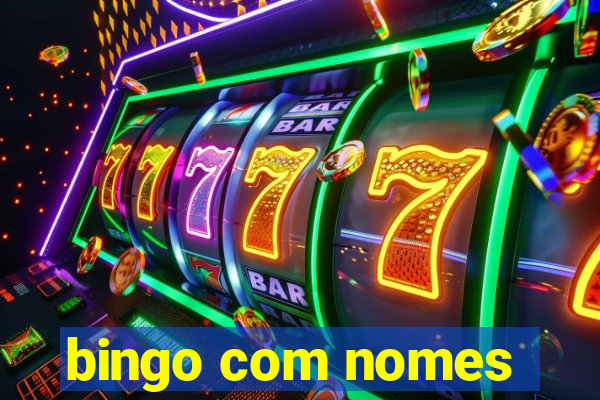 bingo com nomes